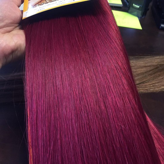 #425 REDDISH PLUM Tape-in Hair Extensions 20pcs/qty 20" 