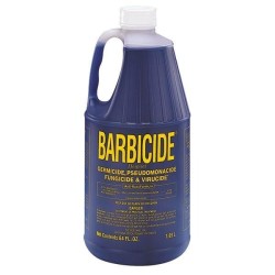Barbicide Hospital Grade Disinfectant for Barber Shops, Nail Salons, and Spas, (64oz/1.89L)