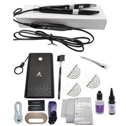V-Light Technology Hair Extension Black Machine Hair Extension Tools Kit Set with 8pcs (Black Iron)