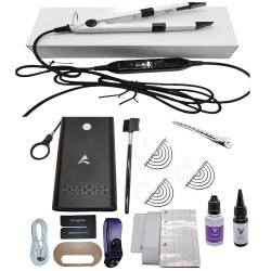 V-Light Technology Hair Extension White Machine Hair Extension Tools Kit Set with 8pcs (White Iron)