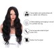 Long Wavy Wigs Natural Black Color Body Wave Right Side Parting Heat Resistant Fiber 28 Inches Wig606 Long Wavy Wigs Natural Black Color Body Wave Right Side Parting Heat Resistant Fiber 28 Inches Wig606