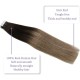 #2/8 DARKEST BROWN/ASH BROWN Tape-in Ombre Hair Extensions 20pcs/qty 20"