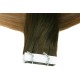 #2/12 DARKEST BROWN/LIGHT GOLDEN BROWN Tape-in Ombre Hair Extensions 20pcs/qty 20"