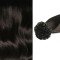 #1B NATURAL BLACK V-tip Fusion Pre-bonded Premium 6A Hair Extensions 50g/qty 20"