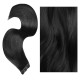 Flat Track Weft/Weave Hair Extensions (P.Virgin 6A) #1 JET BLACK 100g Lengths 20" & 22" Premium Quality Flat Track Weft/Weave Hair Extensions (P.Virgin 6A) #1 JET BLACK 100g Lengths 20" & 22" Premium Quality