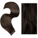 #2 DARKEST BROWN Flat Track Weft Premium 6A Hair Extensions 100g 20"/22"