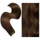 #3 DARK BROWN Flat Track Weft Premium 6A Hair Extensions 100g 20"/22"