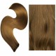 Flat Track Weft/Weave Hair Extensions (P. Virgin 6A) #6 CHESTNUT BROWN 100g Lengths 20" & 22" Premium Quality