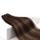 #2/8 DARKEST BROWN/ASH BROWN Weft/Weave Highlight Hair Extensions 120g 20"