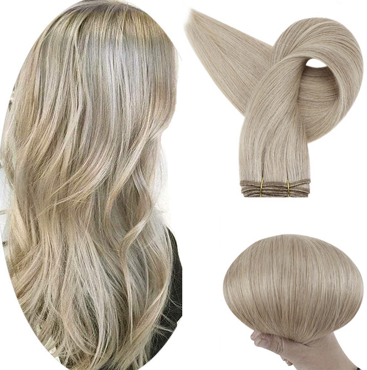 human hair extensions ash blonde