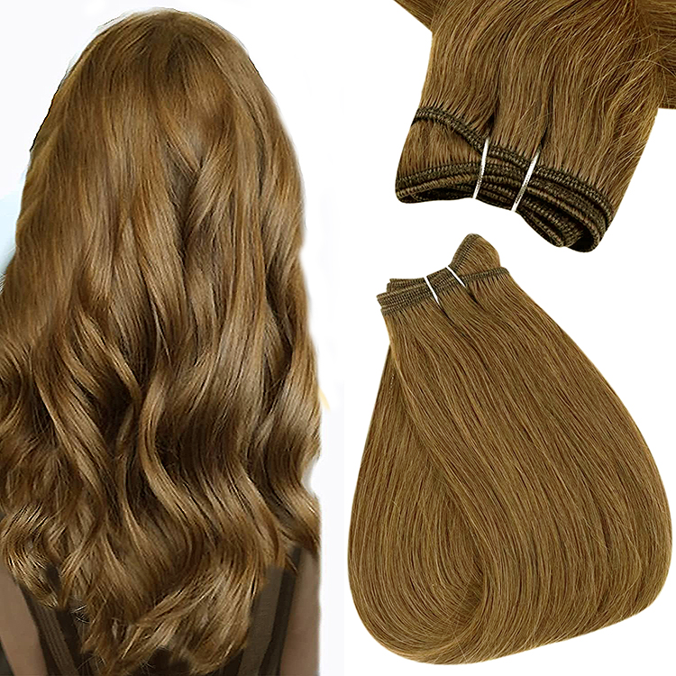 #6 CHESTNUT BROWN Straight Weft / Weave Human Hair Extensions 20 #6 CHESTNUT BROWN Straight Weft / Weave Human Hair Extensions 20