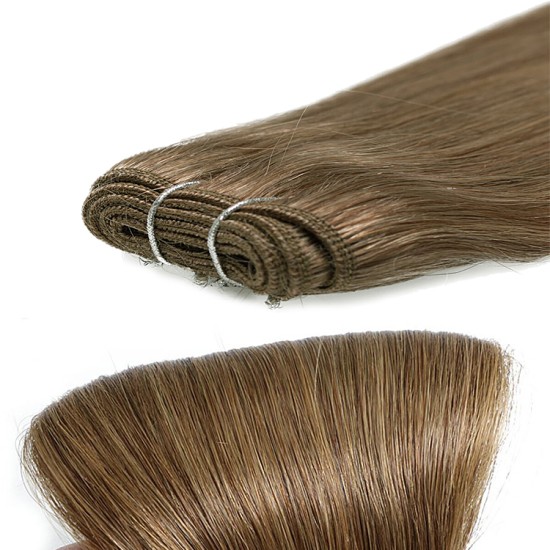 #8 ASH BROWN Weft/Weave Hair Extensions 120g 20"