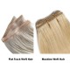 Flat Track Weft/Weave Hair Extensions (P.Virgin 6A) #18 ASH BLONDE 100g Lengths 20" & 22" Premium Quality